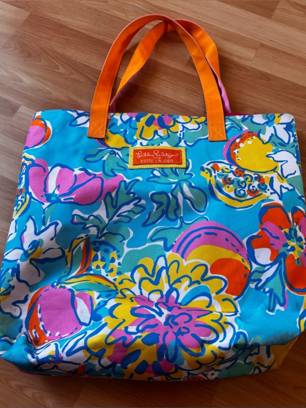 Estee Lauder Lilly Pulitzer Floral Tote Bag‎